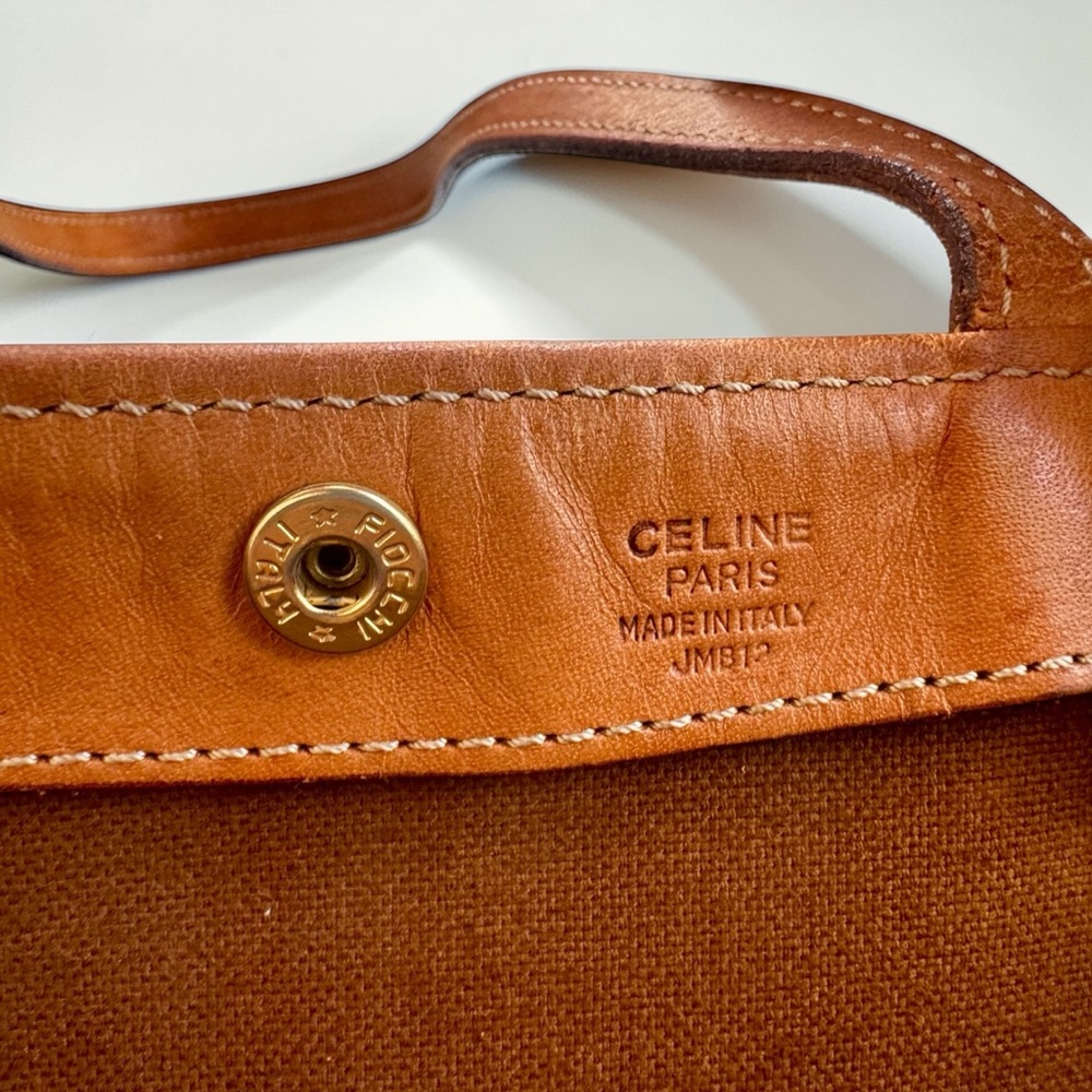Celine Macadam Tote with Leather Trim - Picture 4 of 8